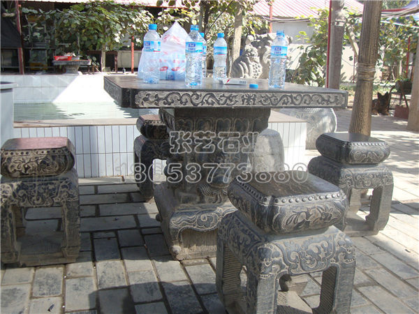 廣場(chǎng)石桌石凳加工