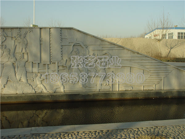 人物浮雕壁畫(huà)安裝