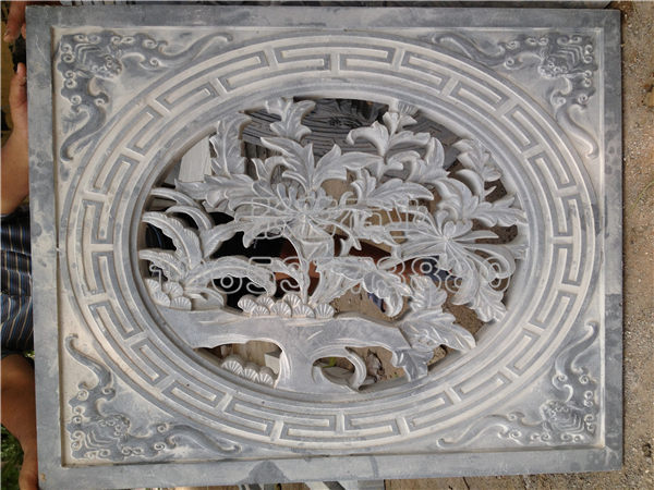 鏤空花窗 古建筑石雕花窗廠家