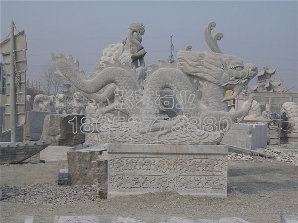 石雕動(dòng)物龍