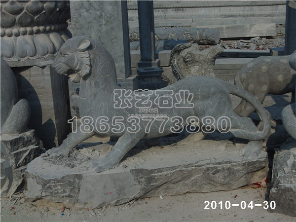 石雕動(dòng)物青石老虎