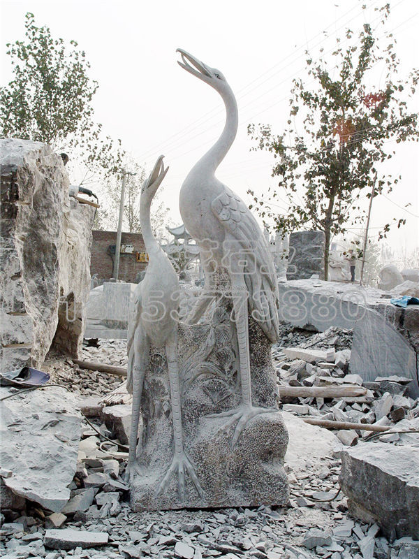 仙鶴石雕動(dòng)物廠家