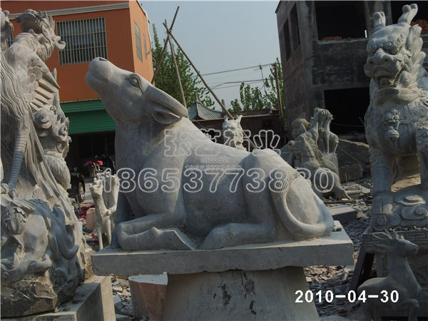 石雕動物,石雕水牛