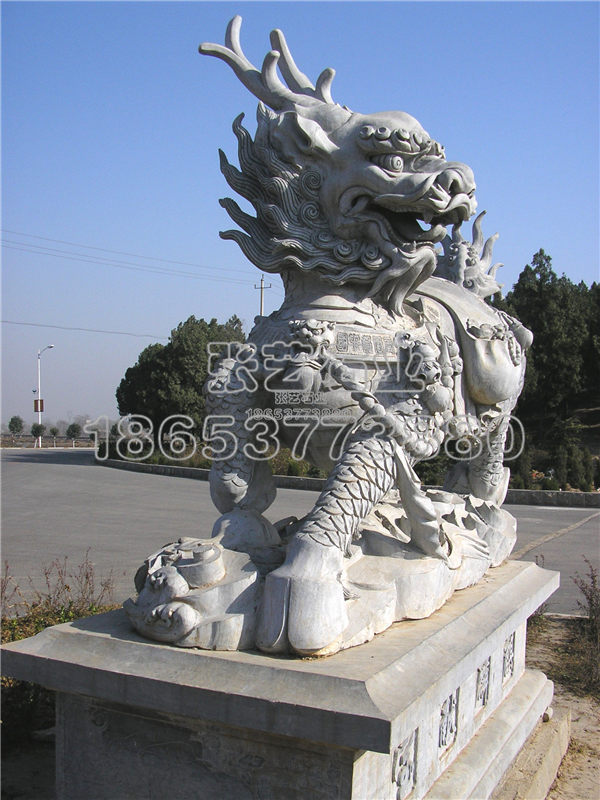 石雕動物,麒麟獻(xiàn)寶