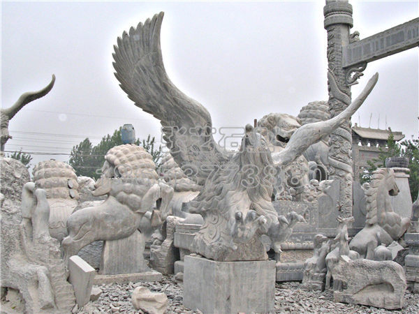 石雕動物,石頭鷹