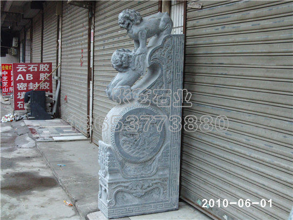 專業(yè)加工門口擺件抱鼓石,仿古抱柱石