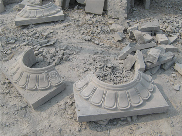 設(shè)計仿古抱柱石，抱鼓石，包柱石