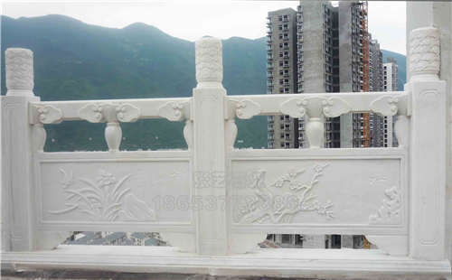 街道石護(hù)欄安裝-石欄桿