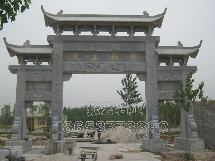 石雕牌坊雕刻哪些圖案雕刻比較容易 