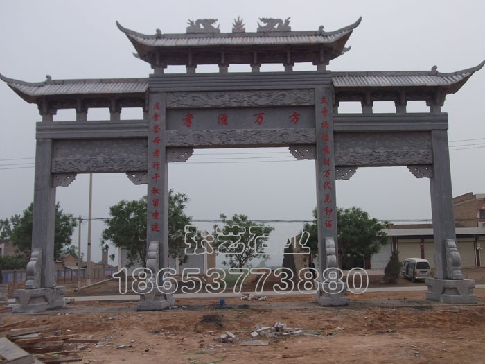 石雕牌坊的獨(dú)特地位