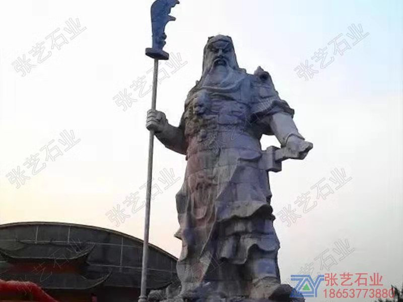 關(guān)公石雕像 