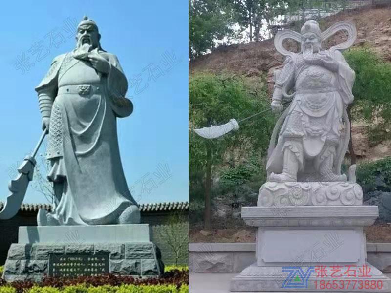 關(guān)公石雕像 