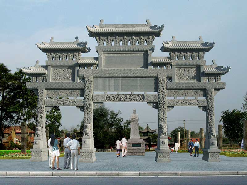 鄉(xiāng)村石牌坊 