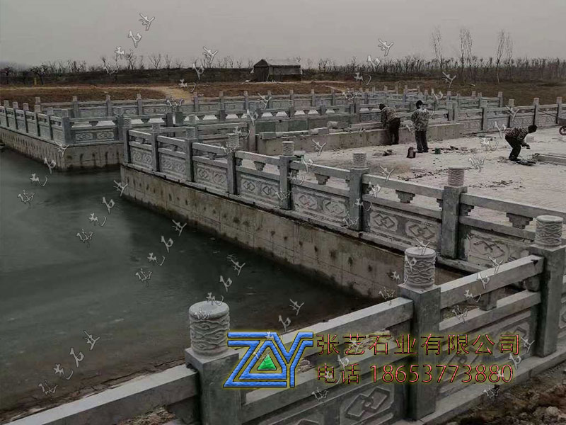 護(hù)城河石欄桿 