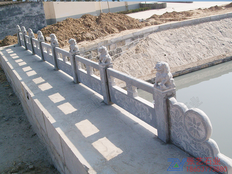 青石河道石欄桿 