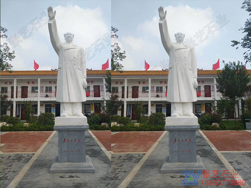 石雕偉人像雕刻廠家-校園園林雕塑