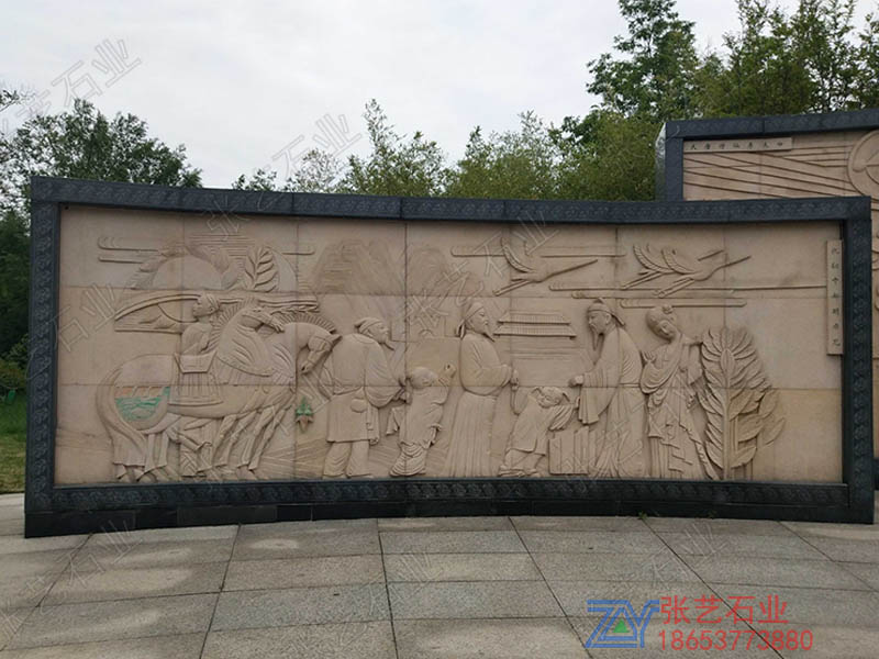 黃砂巖石壁畫廠家