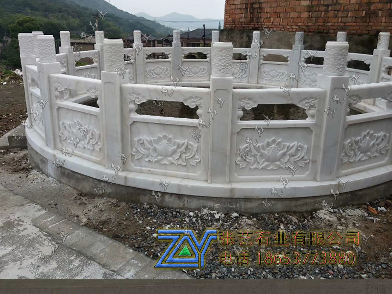 漢白玉池塘欄桿