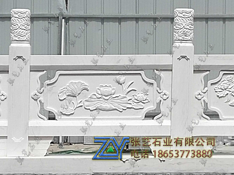 山東漢白玉石欄桿廠家