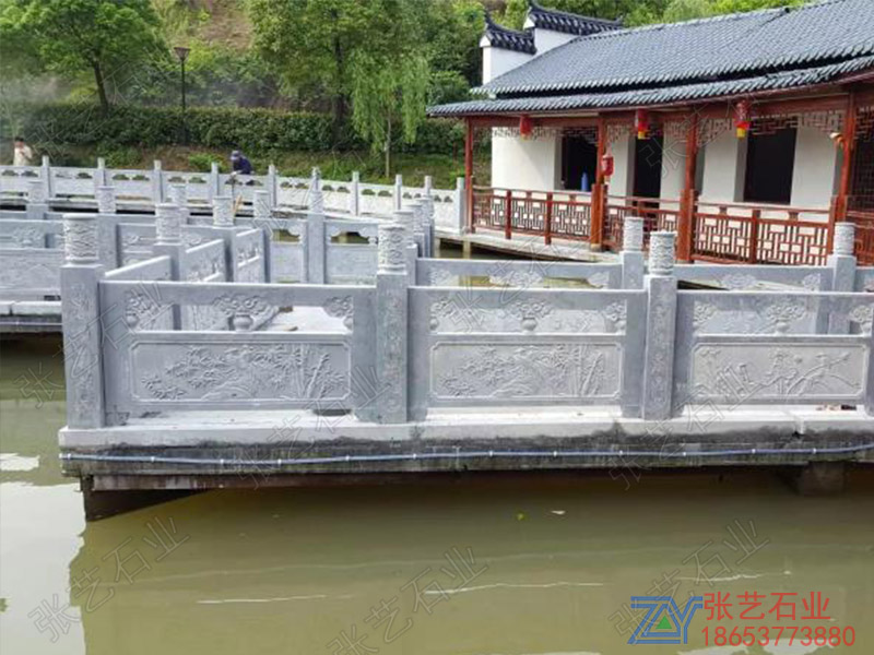 景區(qū)河道石欄桿安裝