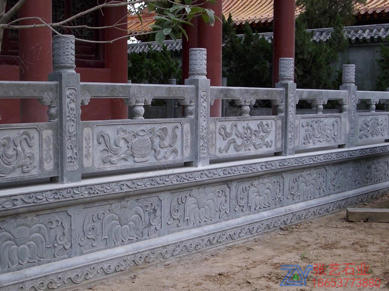 青石石欄桿-寺廟石護欄