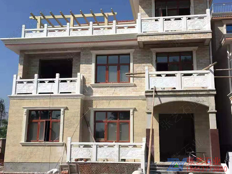 別墅漢白玉石欄桿 