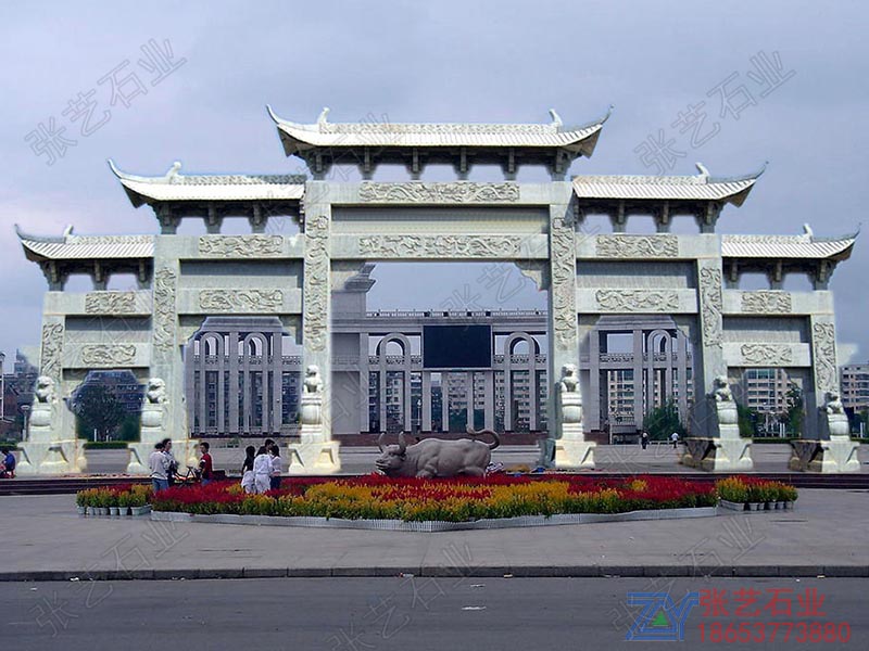 白麻景區(qū)石牌坊|芝麻白石牌坊