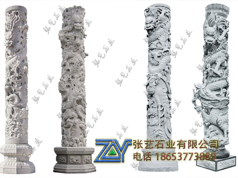 廣場石龍柱組合