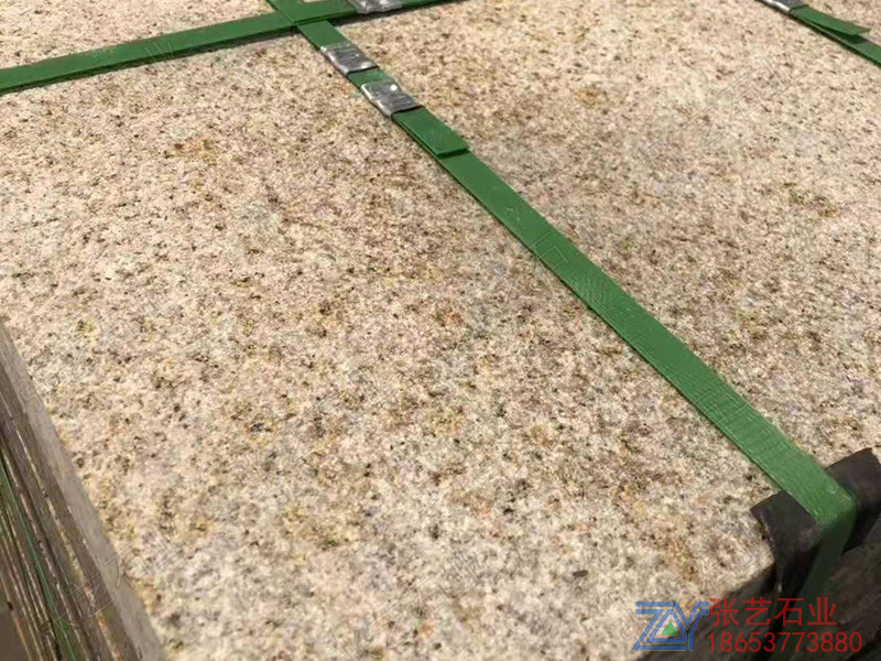 黃銹石火燒面加工