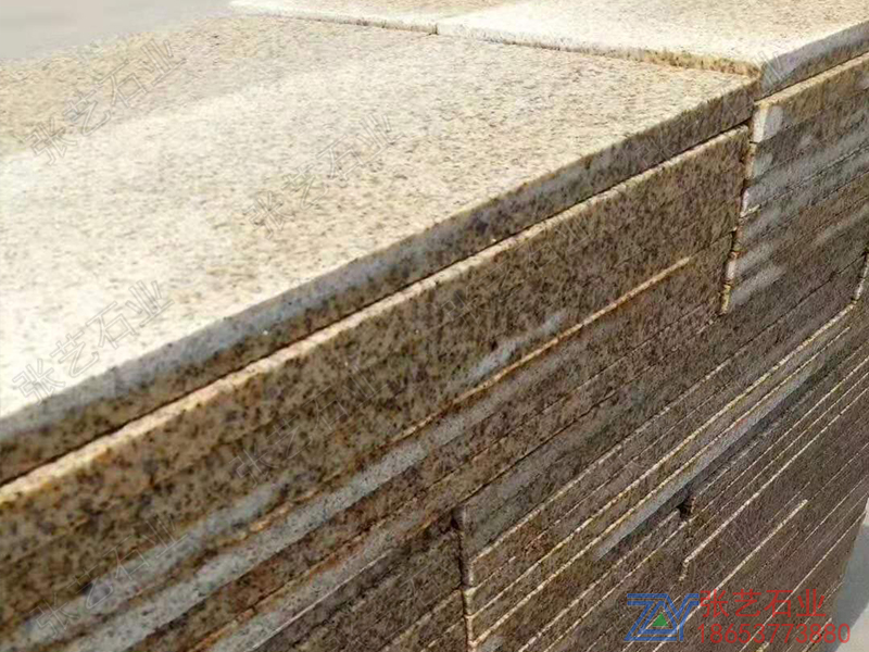 黃銹石機切面大板