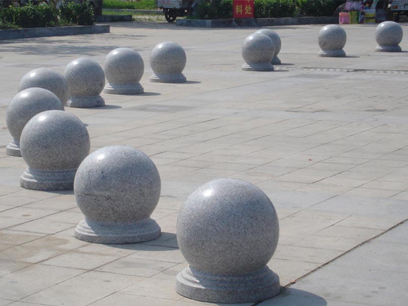 五蓮紅擋車球-阻車球