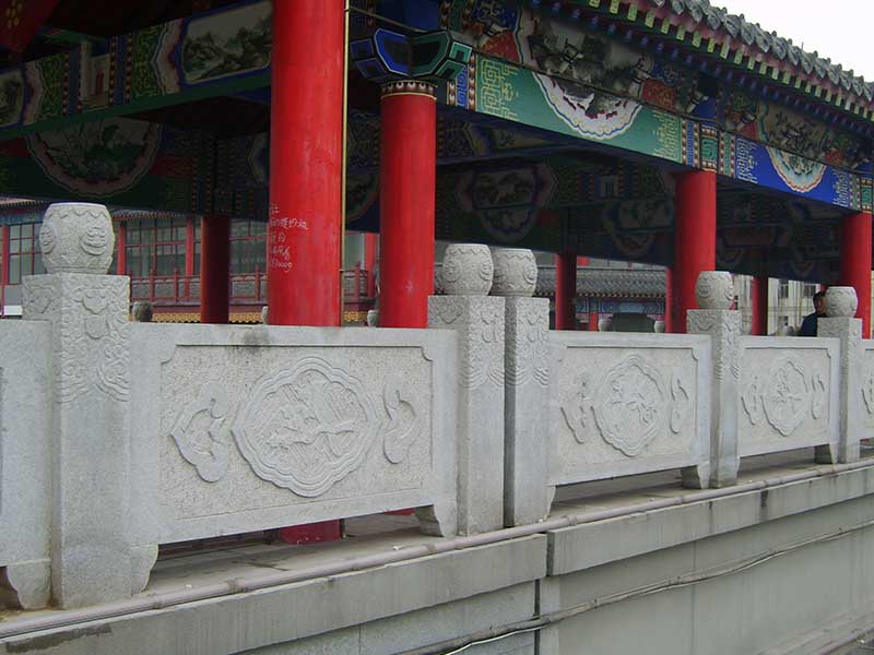 花崗巖石頭欄桿