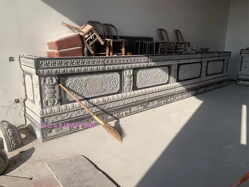 青石石雕須彌座