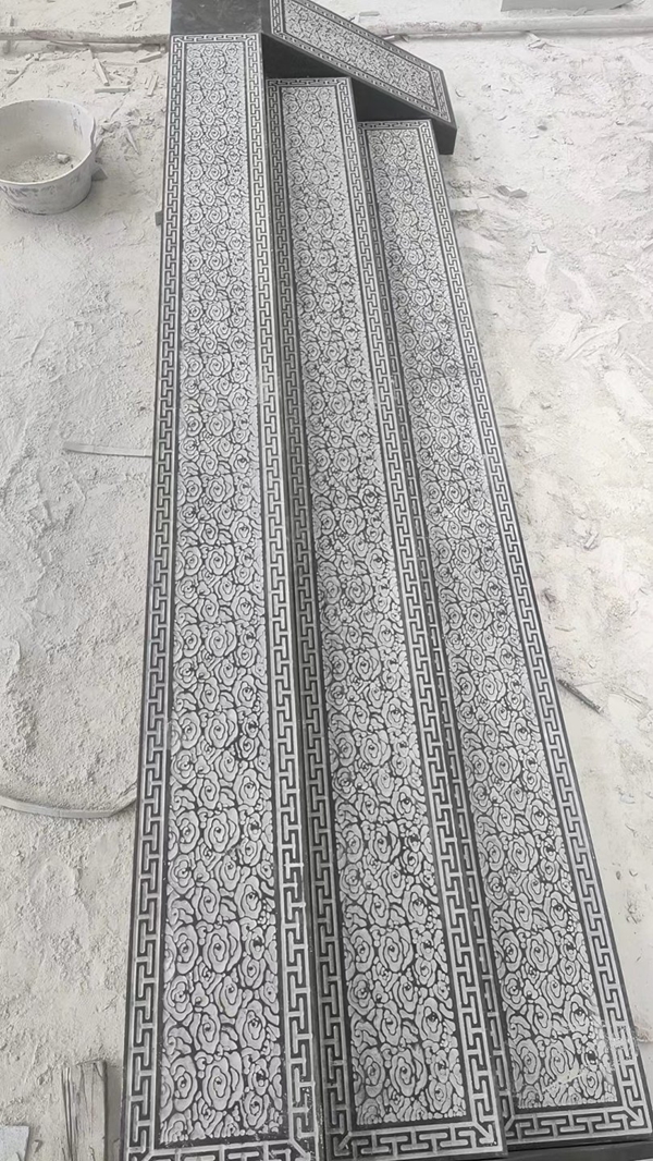 大規(guī)格祥云臺階踏步石