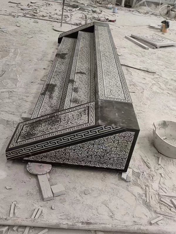 庭院青石祥云踏步石臺階