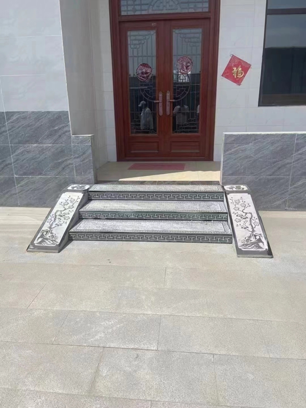 中式庭院青石臺階石