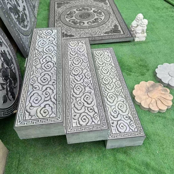 祥云浮雕臺階石